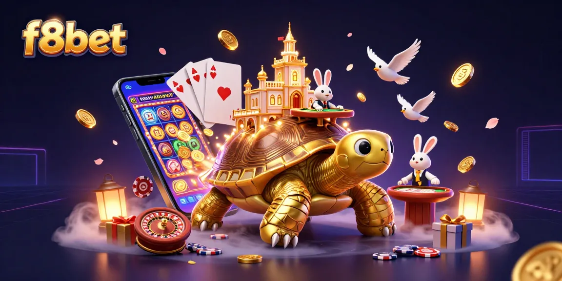 Engage with f8bet's thrilling gaming experience featuring colorful slots and dynamic casino elements.