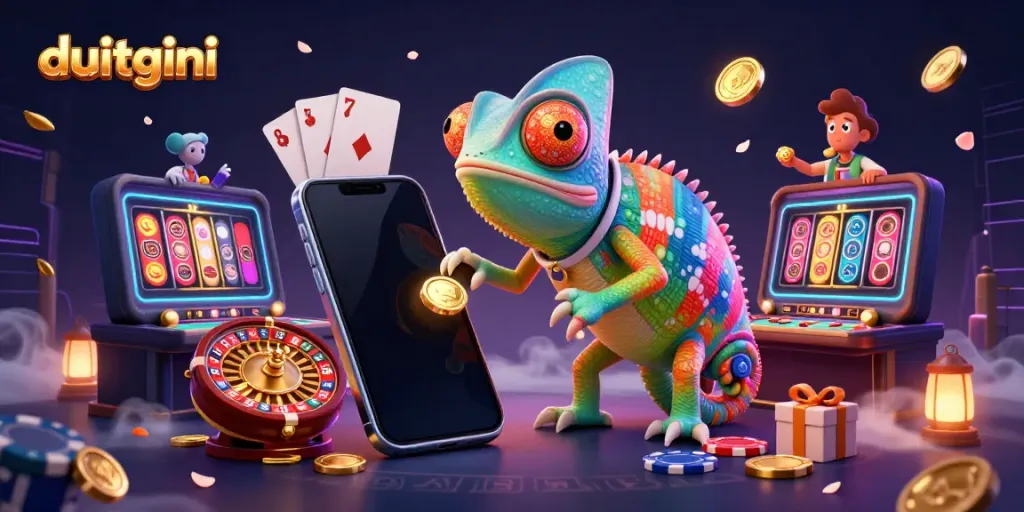 Engage with DuitGini by unlocking festive rewards in an immersive casino experience.