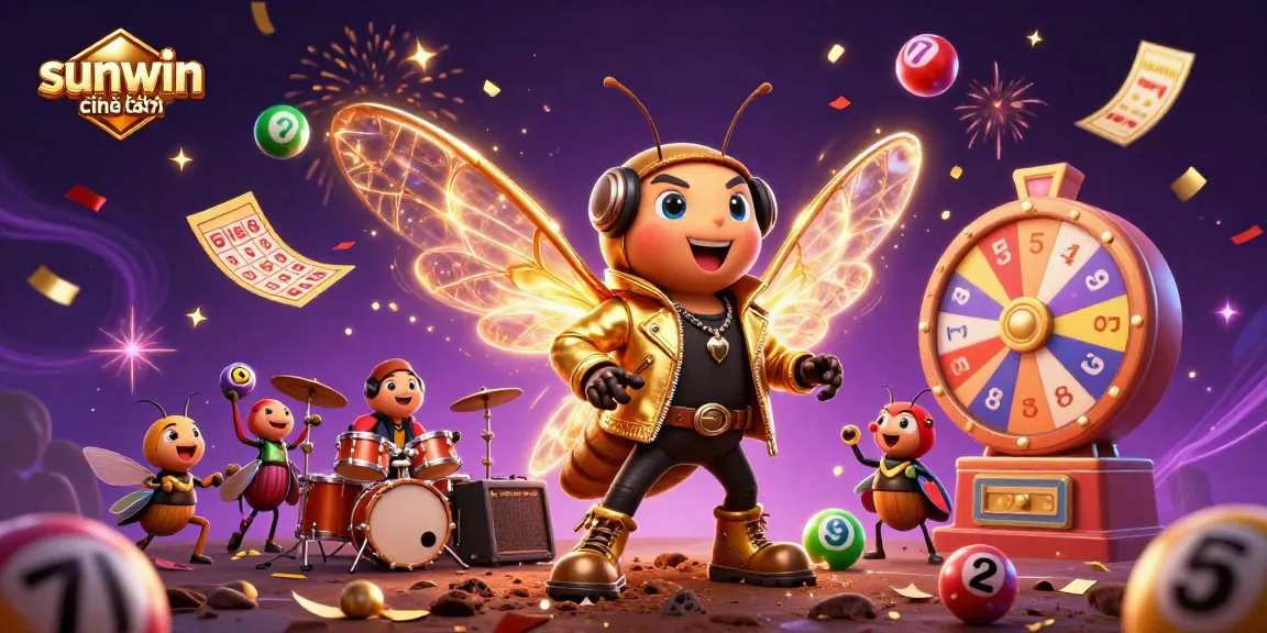 Watch the sunwin chính hãng rock scene unfold with buzzing cicadas, vibrant colors, and lottery excitement.