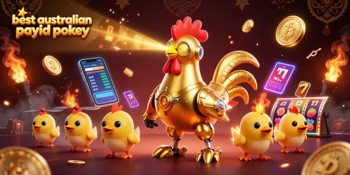 Experience thrilling gameplay with the best australian payid pokies featuring vibrant 3D characters and casino elements.