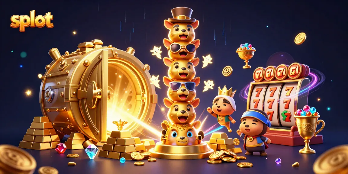 Spin the slot reels and win big with vibrant scenes filled with treasures and a totem pole character.